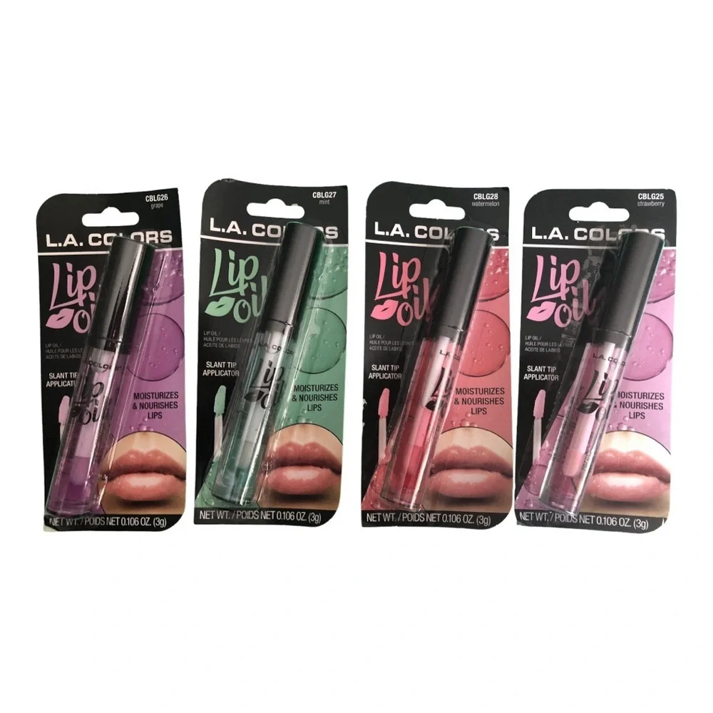 2pk moisturizing‎ & nourishing lip oil bundle- grape mint watermelon strawberry